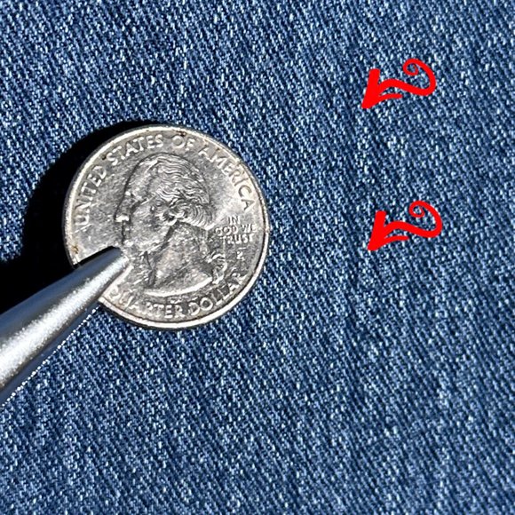 Faded‎ Glory Embroidered Back Pockets Jeans Size 14P - Picture 12 of 16